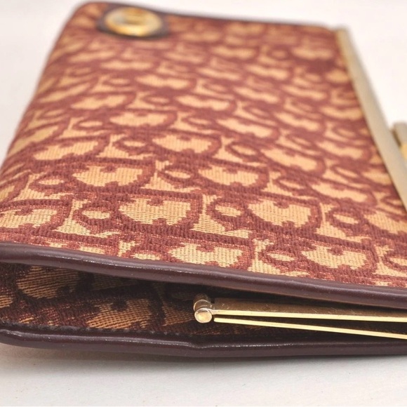 Dior Tan and Brown Monogram Clutch - Picture 4 of 8